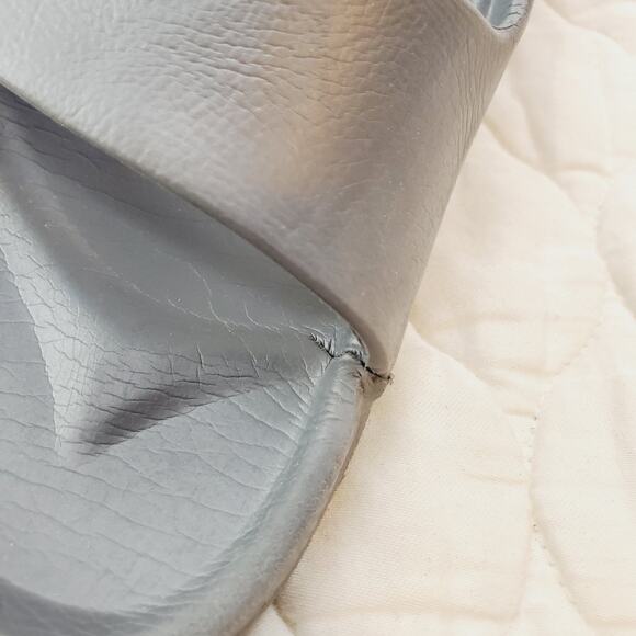 Birkenstock Arizona Sandals EU 41 Double Strap Rubber Gray Slip-On Unisex 8M 10W - Picture 8 of 9